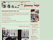 Tablet Screenshot of jimmylegs.com